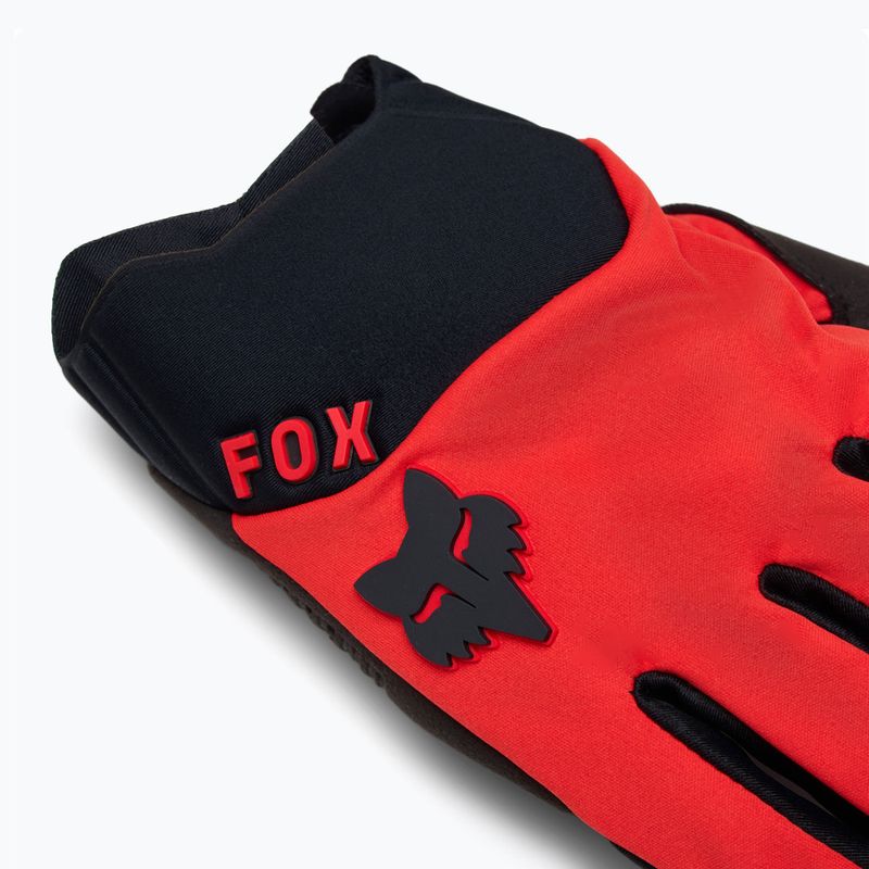 Pánské cyklistické rukavice Fox Racing Defend Wind Offroad fluorescent red 4