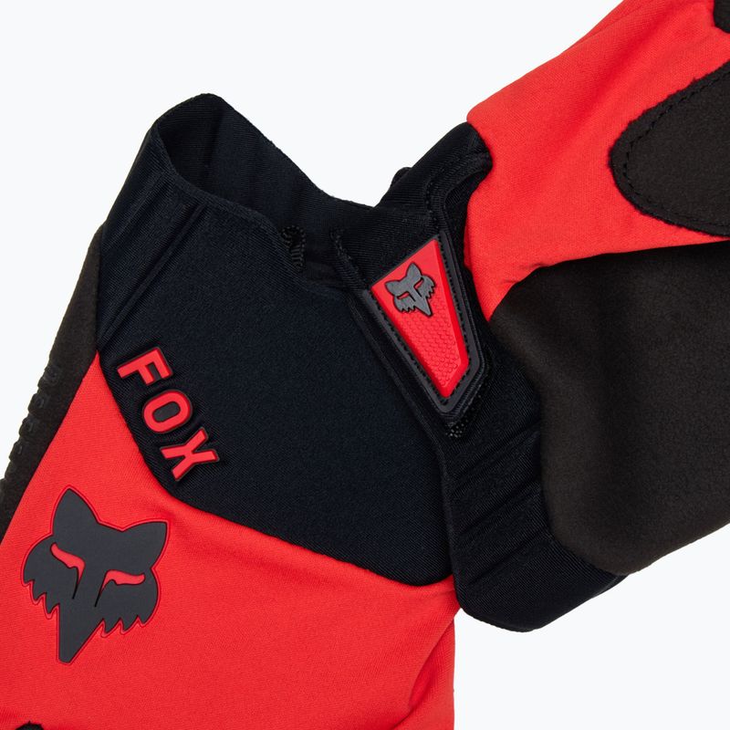 Pánské cyklistické rukavice Fox Racing Defend Wind Offroad fluorescent red 6
