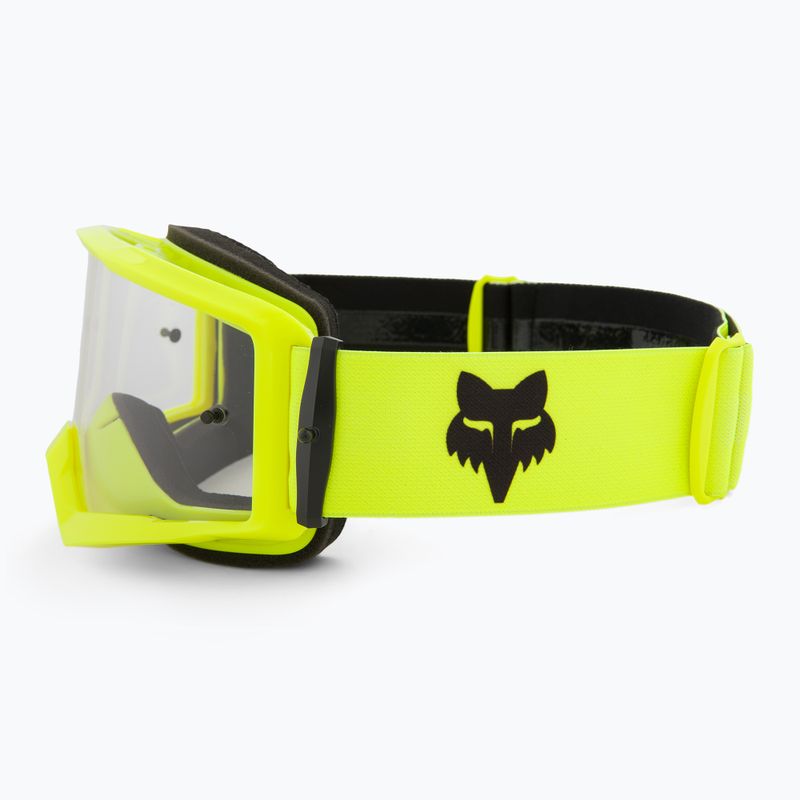 Cyklistické brýle Fox Racing Main Core fluorescent yellow/clear 4