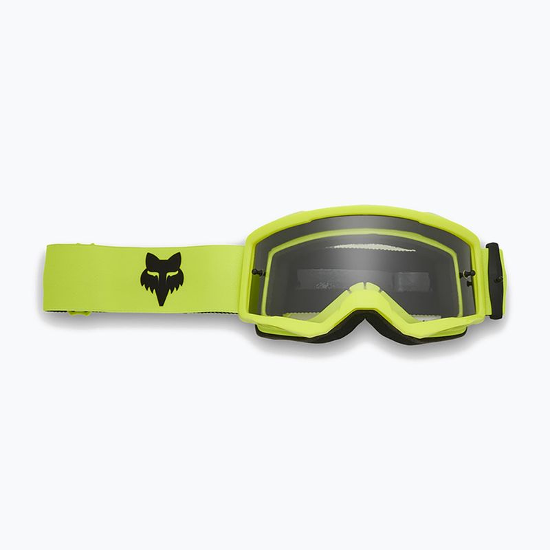 Dětské cyklistické brýle Fox Racing Main Core Jr fluorescent yellow/clear