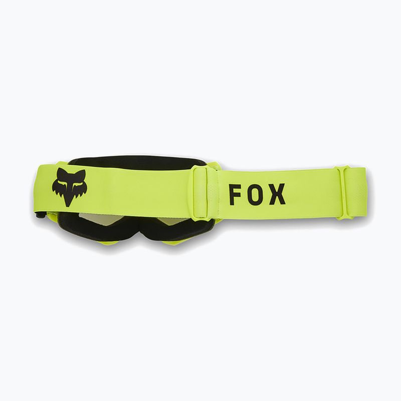 Dětské cyklistické brýle Fox Racing Main Core Jr fluorescent yellow/clear 2