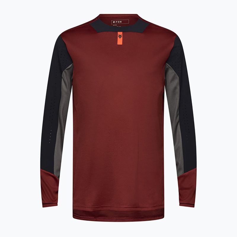 Pánské cyklistické tričko Longsleeve Fox Racing Defend rust 6