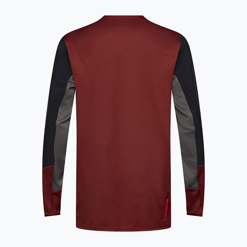 Pánské cyklistické tričko Longsleeve Fox Racing Defend rust 7
