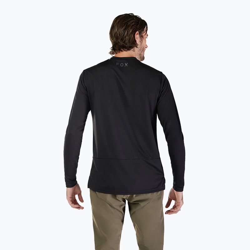 Pánské cyklistické tričko Longsleeve Fox Racing Ranger Fox Head black 2