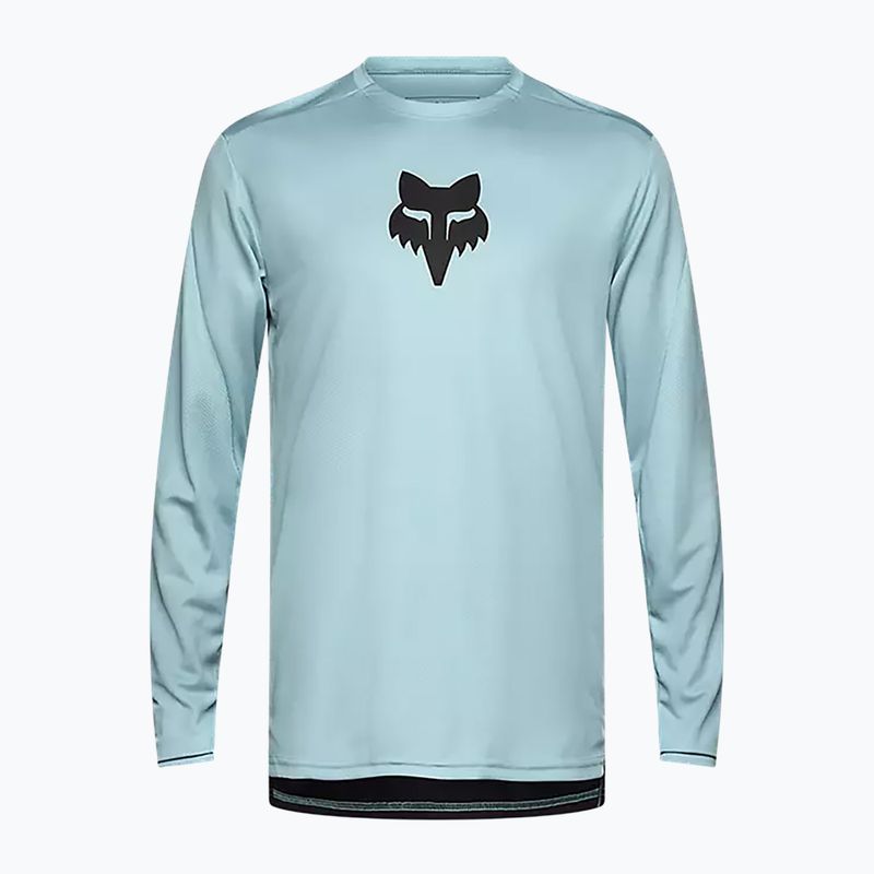 Pánské cyklistické tričko Longsleeve Fox Racing Ranger Fox Head vintage wash blue