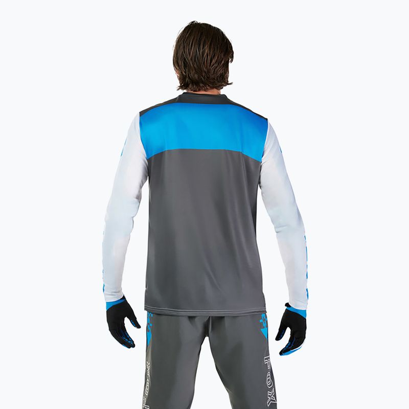 Pánské cyklistické tričko Longsleeve Fox Racing Ranger Digi Image white 3