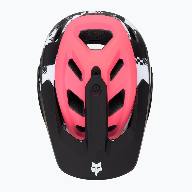 Cyklistická přilba Fox Racing Dropframe Pro Digi Image black/white 6