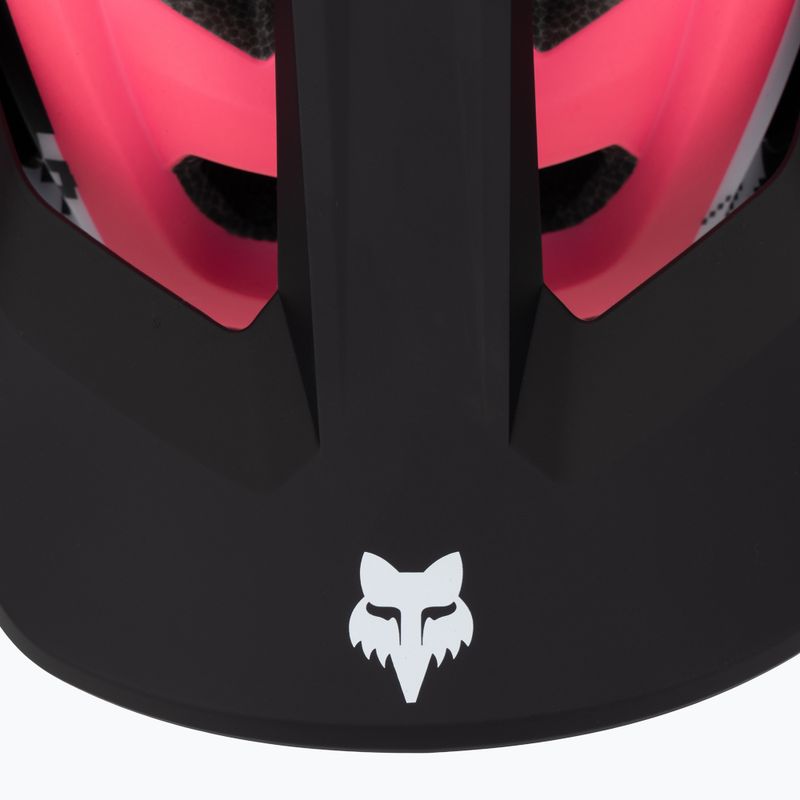 Cyklistická přilba Fox Racing Dropframe Pro Digi Image black/white 7