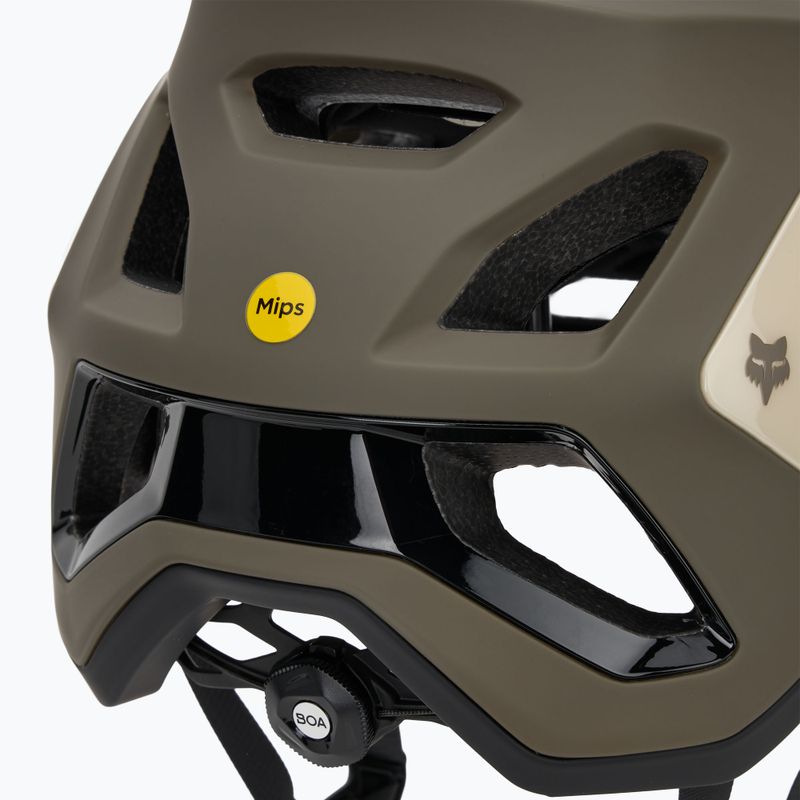 Cyklistická přilba Fox Racing Speedframe Pro Defy cream 8