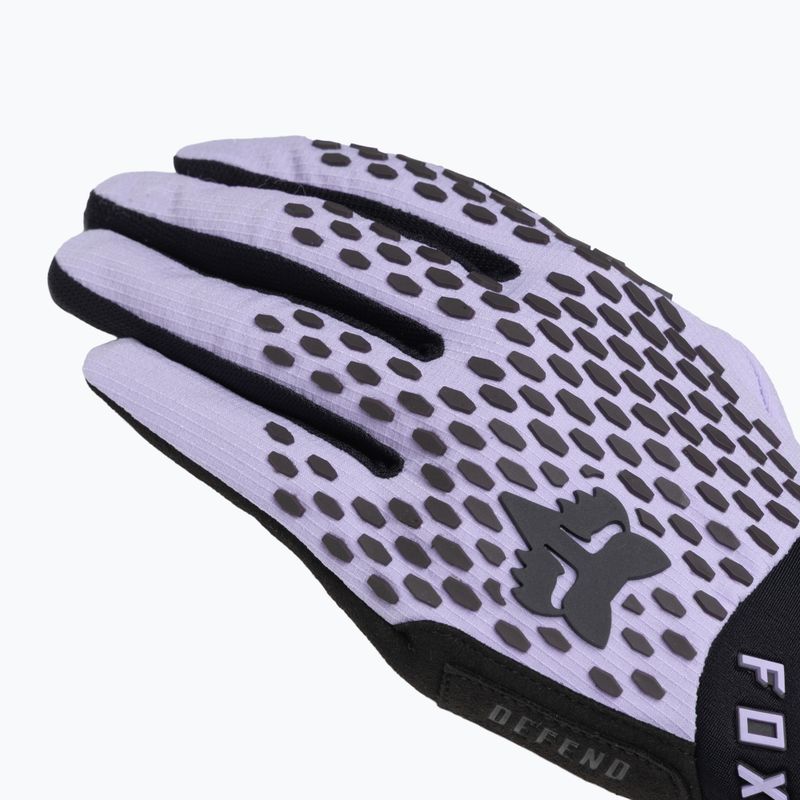 Pánské cyklistické rukavice Fox Racing Defend lila 4