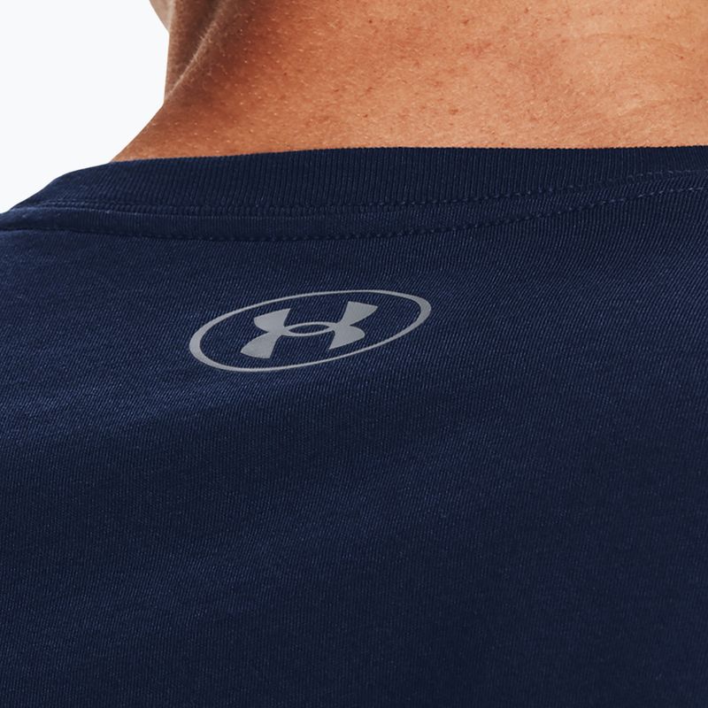 Pánské tričko Under Armour Boxed Sportstyle tmavě modré 1329581-408 4