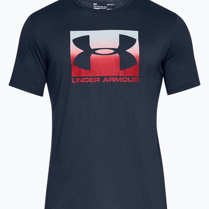 Pánské tričko Under Armour Boxed Sportstyle tmavě modré 1329581-408 5