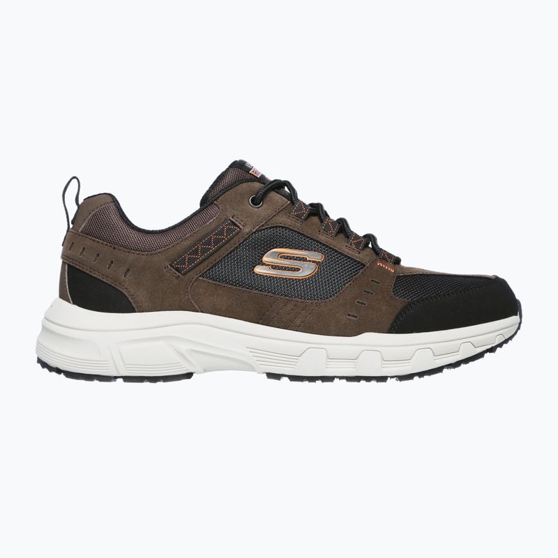 SKECHERS Oak Canyon pánské trekové boty chocolate/black 8