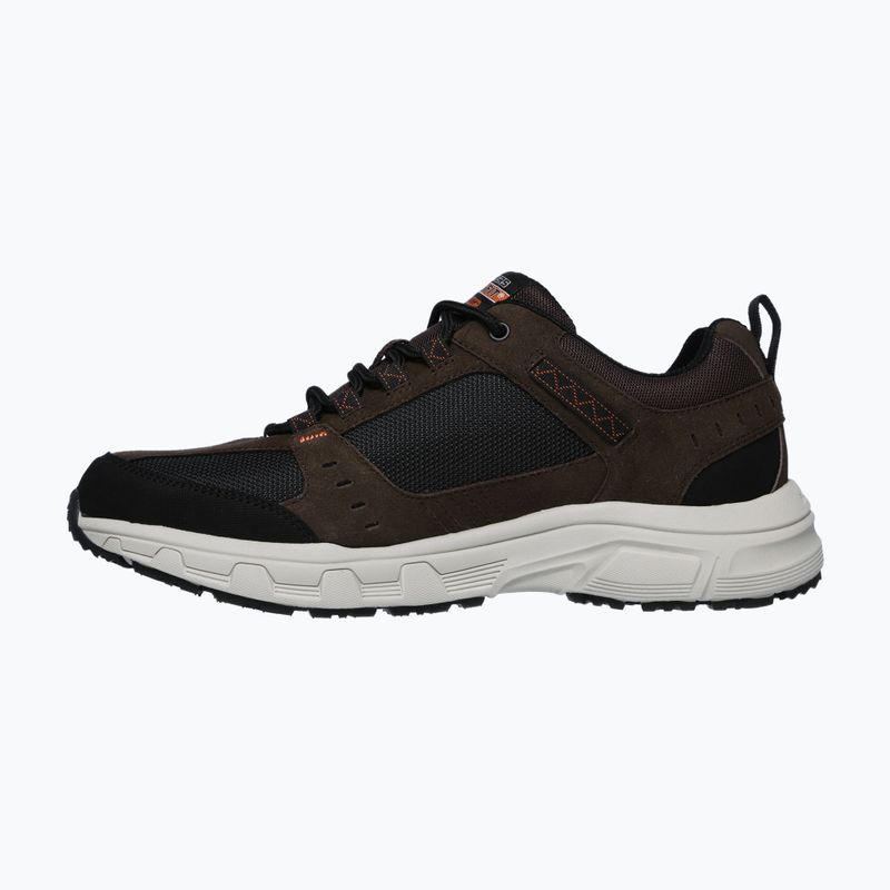 SKECHERS Oak Canyon pánské trekové boty chocolate/black 9