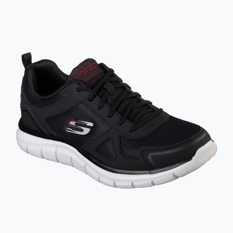 SKECHERS Track Scrolic pánské tréninkové boty black/red 11