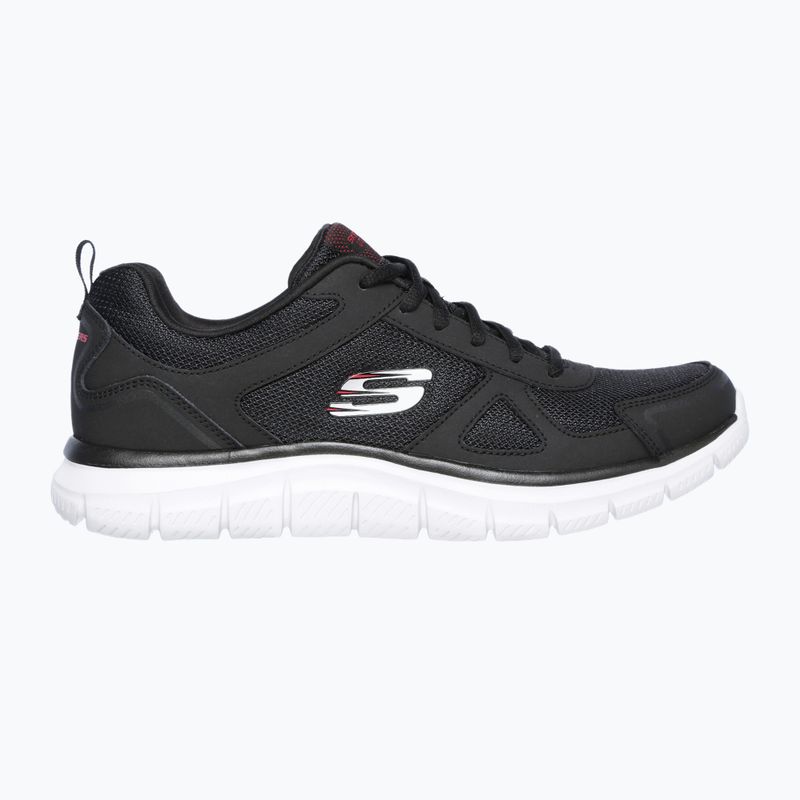 SKECHERS Track Scrolic pánské tréninkové boty black/red 12