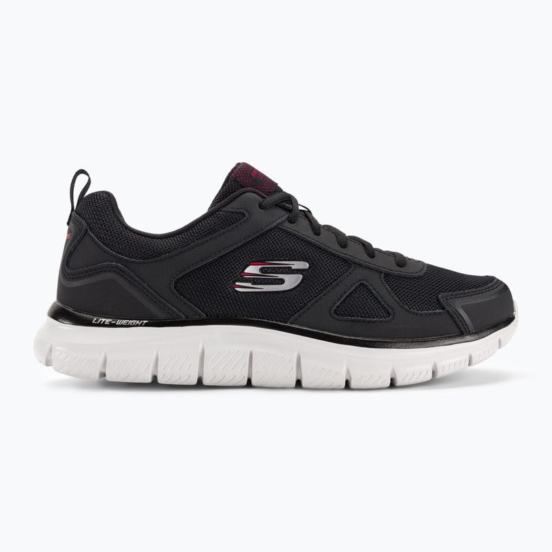 SKECHERS Track Scrolic pánské tréninkové boty black/red 2