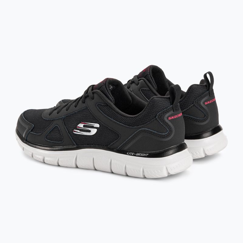 SKECHERS Track Scrolic pánské tréninkové boty black/red 3