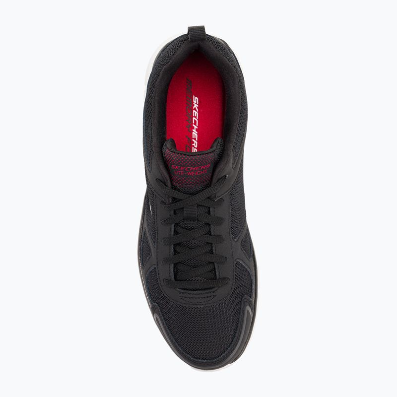 SKECHERS Track Scrolic pánské tréninkové boty black/red 6