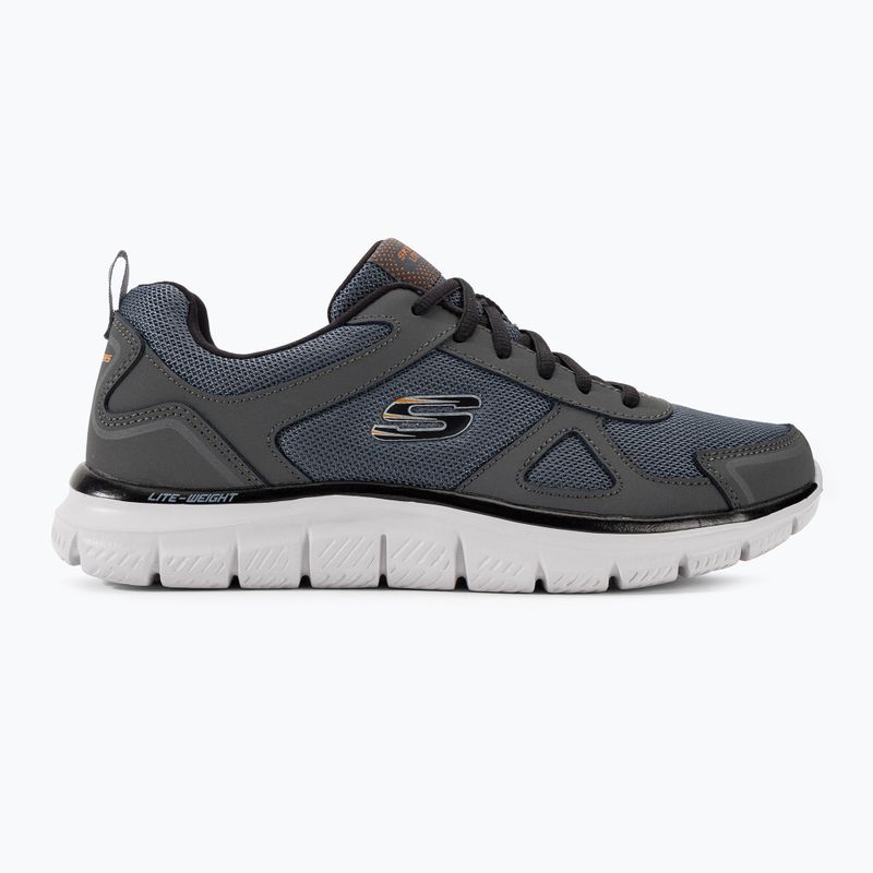 SKECHERS Track Scrolic pánské tréninkové boty charcoal/black 2