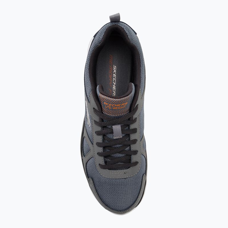 SKECHERS Track Scrolic pánské tréninkové boty charcoal/black 6