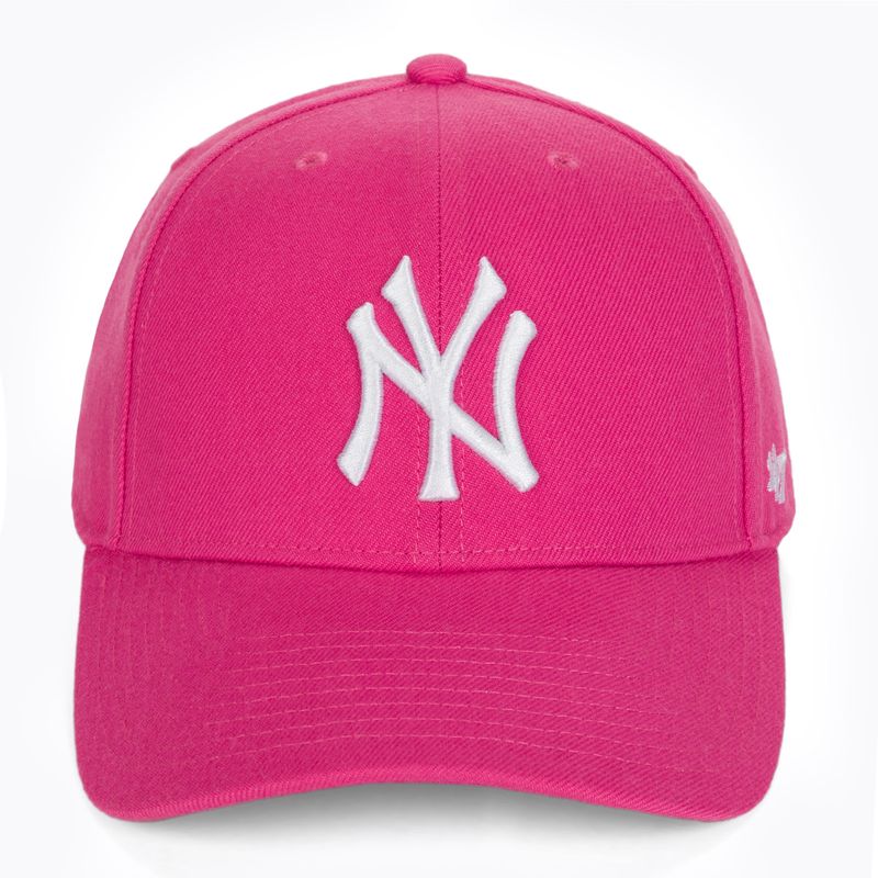 47 Značka MLB New York Yankees MVP SNAPBACK magenta baseballová čepice 4