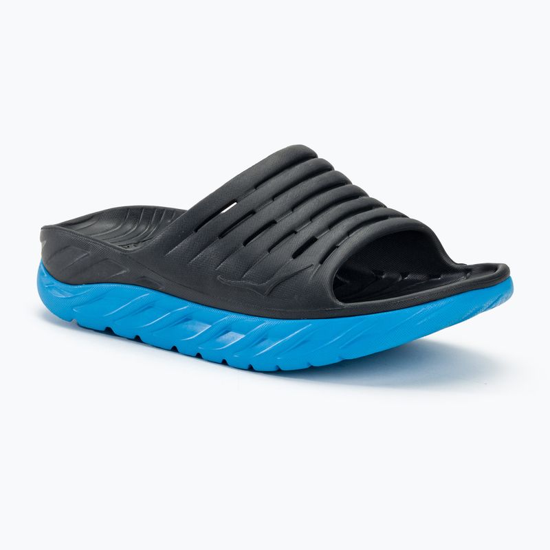 Dámské pantofle   HOKA Ora Recovery Slide 2 ebony/dresden blue