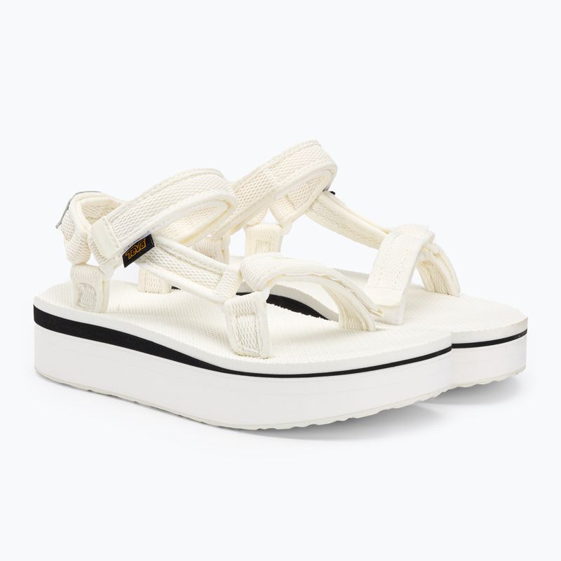 Dámské turistické sandály Teva Flatform Universal Mesh Print bright white 4