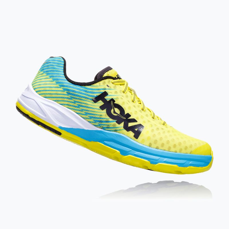 Pánské běžecké boty HOKA Evo Carbon Rocket citrus/cyan