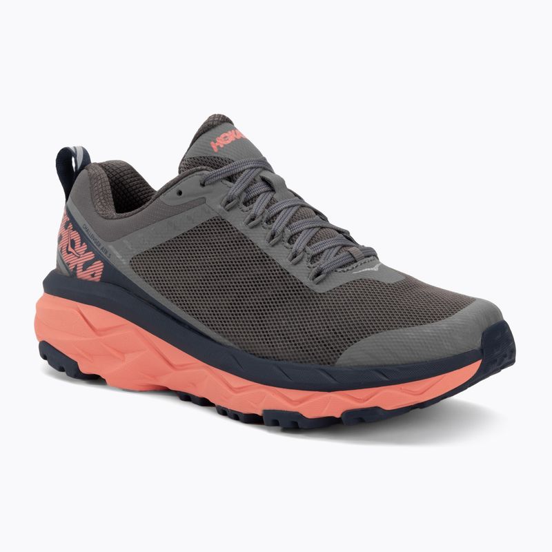 Dámské běžecké boty HOKA Challenger ATR 5 charcoal gray/fusion coral