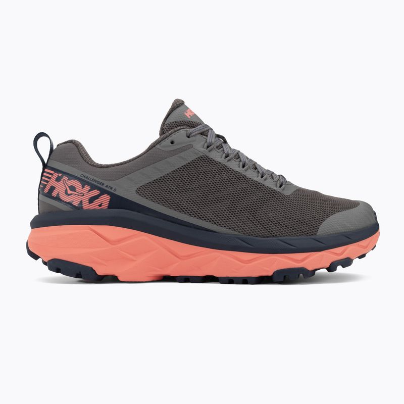 Dámské běžecké boty HOKA Challenger ATR 5 charcoal gray/fusion coral 2