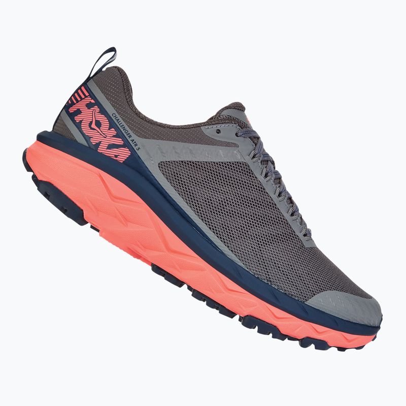 Dámské běžecké boty HOKA Challenger ATR 5 charcoal gray/fusion coral 7
