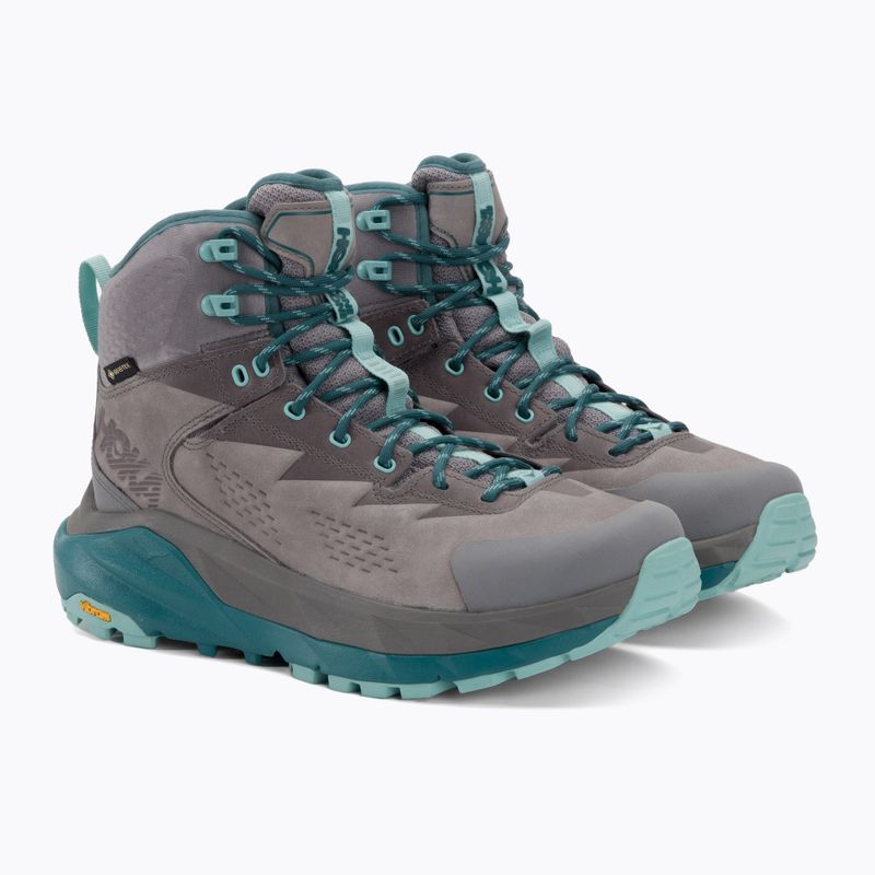 Dámské trekové boty HOKA Kaha GTX frost gray/aqua haze 4