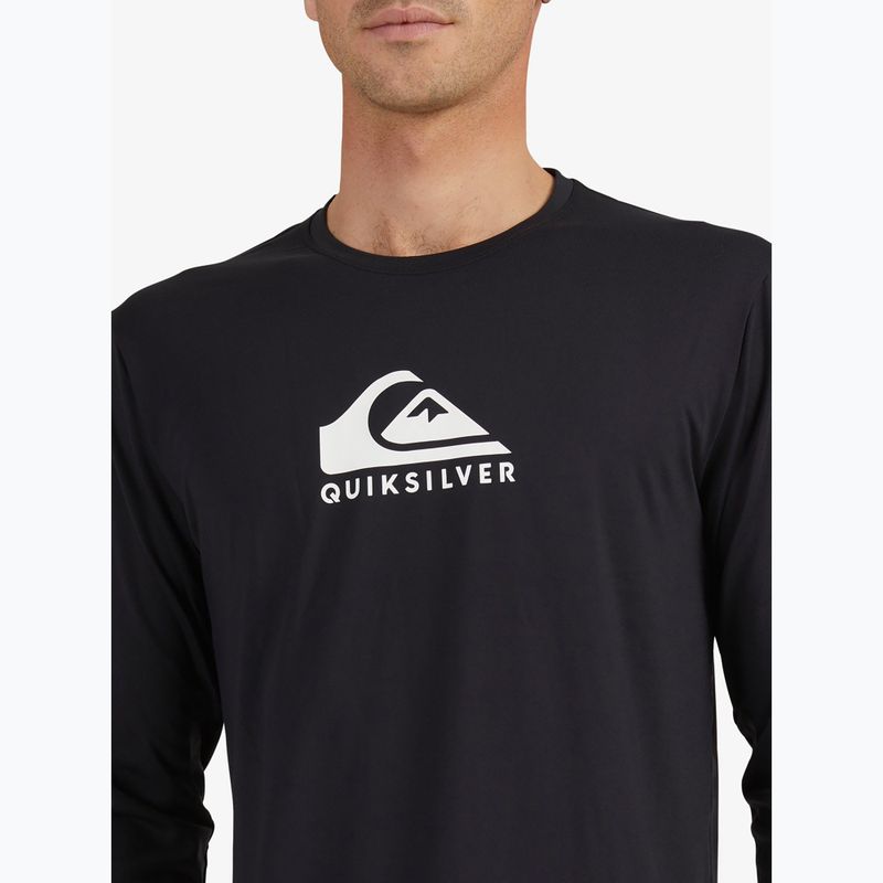 Pánské plavecké tričko Longsleeve Quiksilver Solid Streak black 4