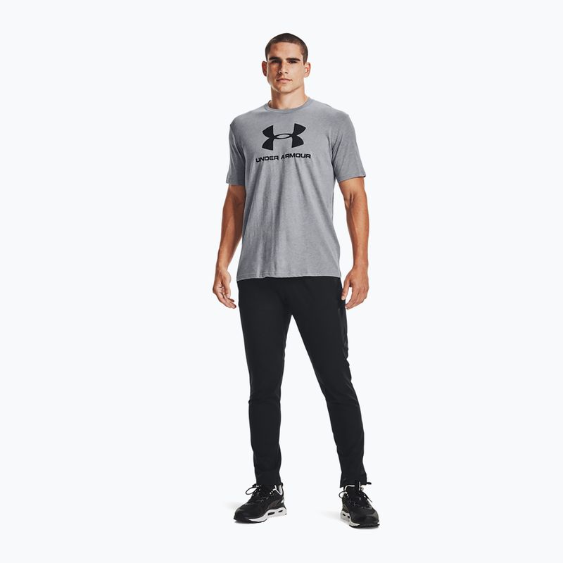 Under Armour pánské tréninkové tričko UA Sportstyle Logo SS šedé 1329590 2