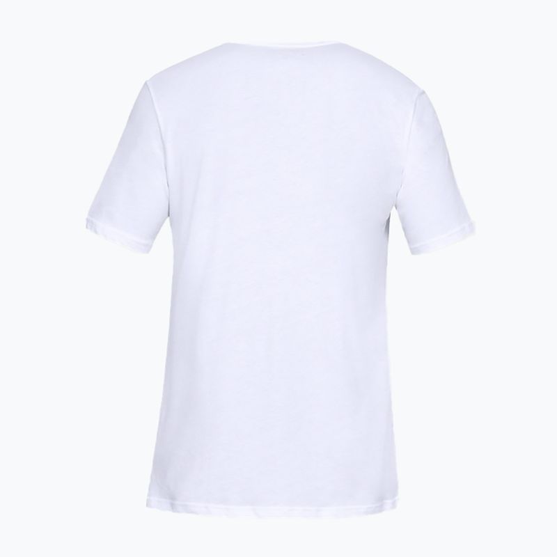 Under Armour Sportstyle Logo SS pánské tréninkové tričko bílé 1329590 4