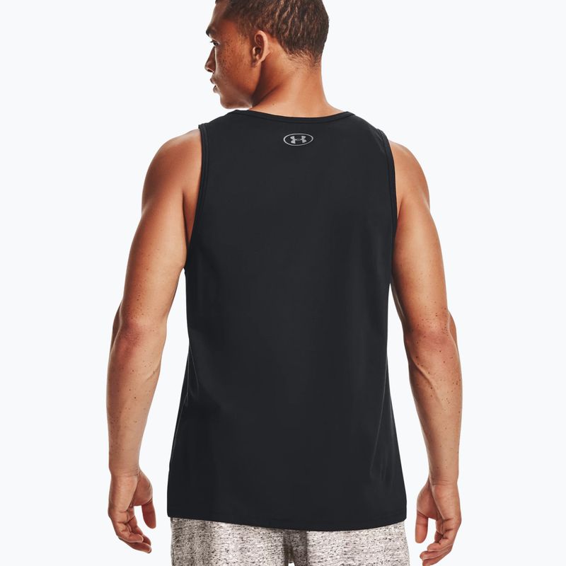 Pánské sportovní tílko Under Armour Sportstyle Logo Tank černé 1329589 4