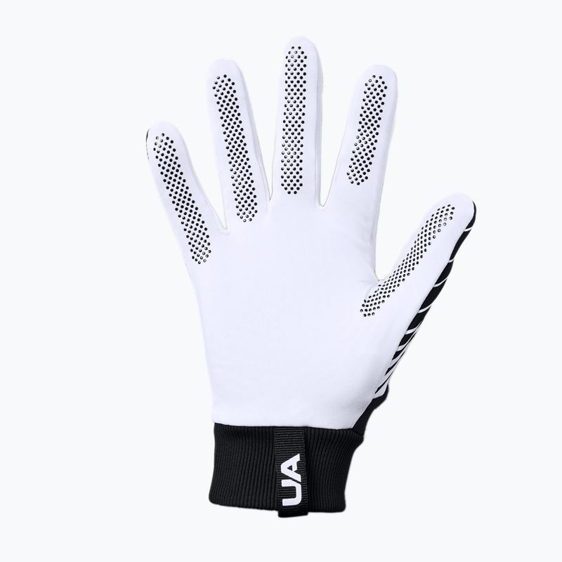 Under Armour Field Player'S 2.0 pánské fotbalové rukavice černobílé 1328183-001 6