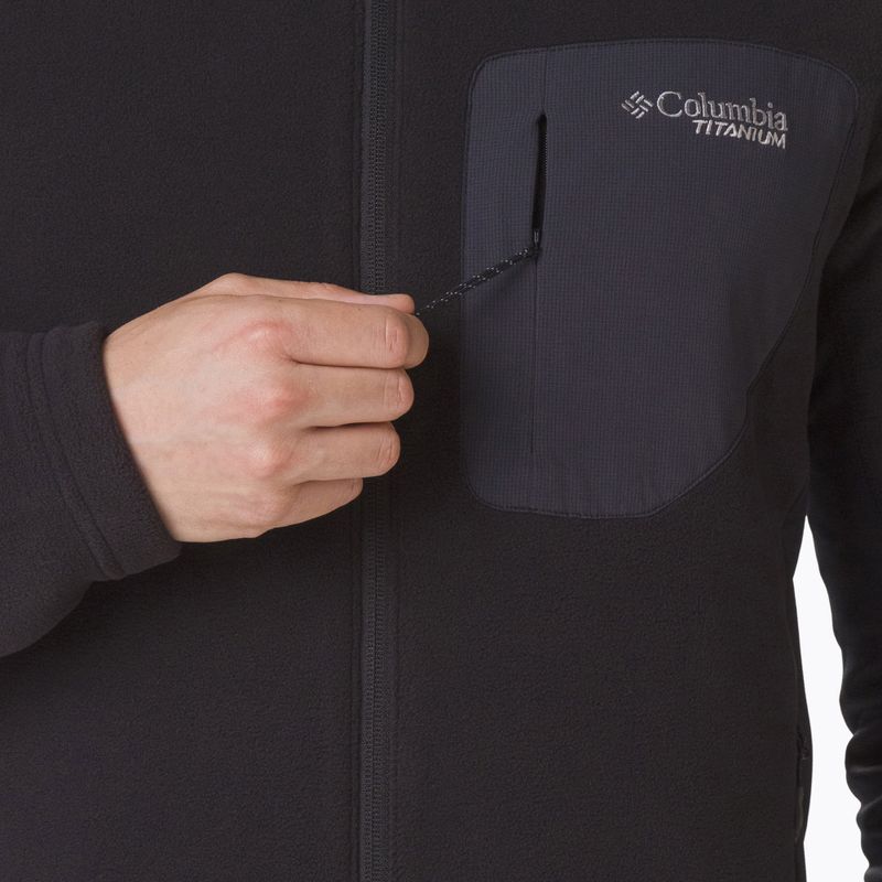 Pánská fleece mikina Columbia Titan Pass 2.0 II černá 1866422 4