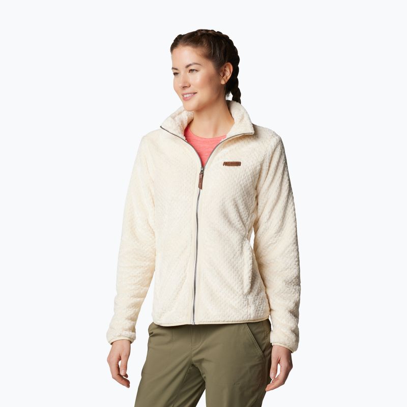 Dámská mikina Columbia Fire Side II Sherpa Full Zip chalk 4
