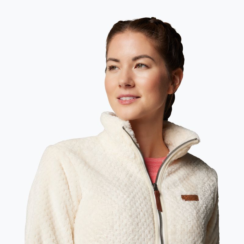 Dámská mikina Columbia Fire Side II Sherpa Full Zip chalk 5