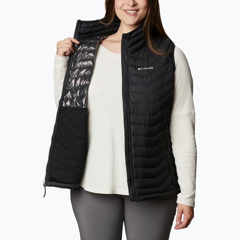 Dámské trekové tričko bez rukávů Columbia Powder Lite black 4