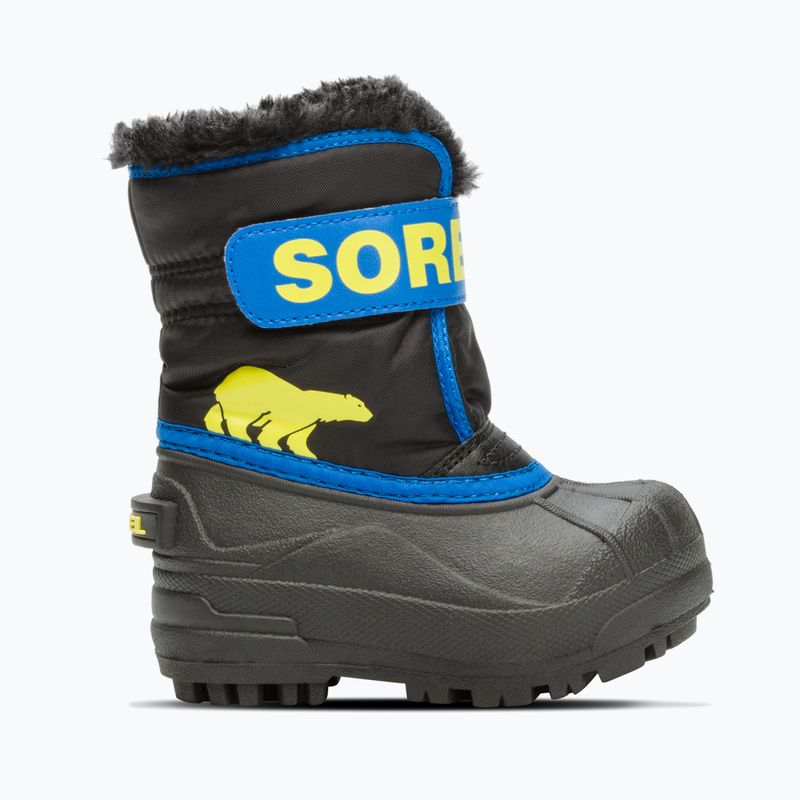 Dětské sněhule Sorel Snow Commander black/super blue 7