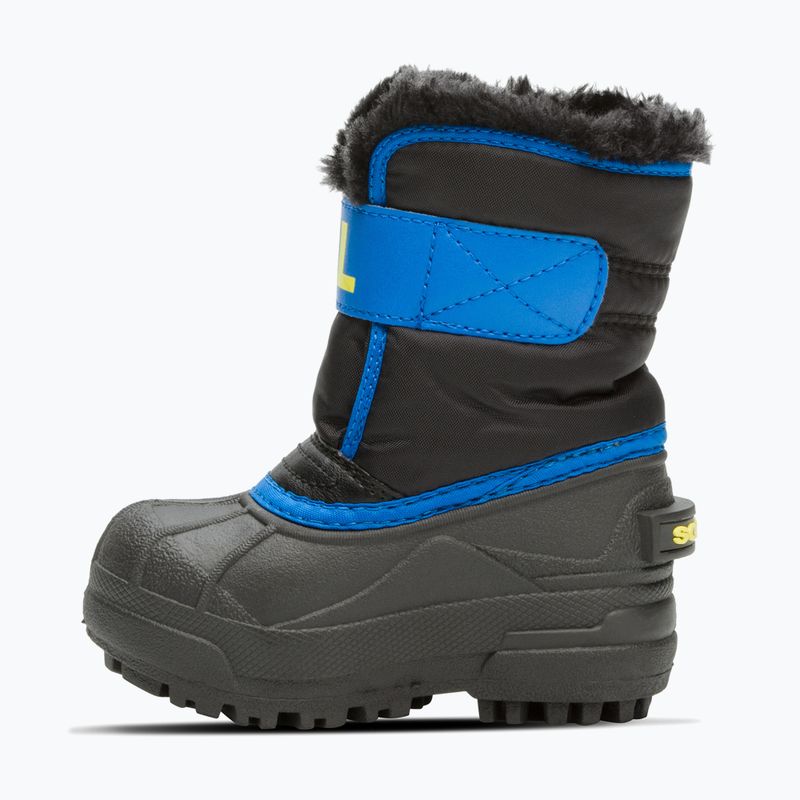 Dětské sněhule Sorel Snow Commander black/super blue 8