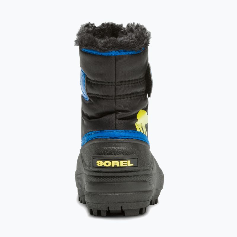 Dětské sněhule Sorel Snow Commander black/super blue 10