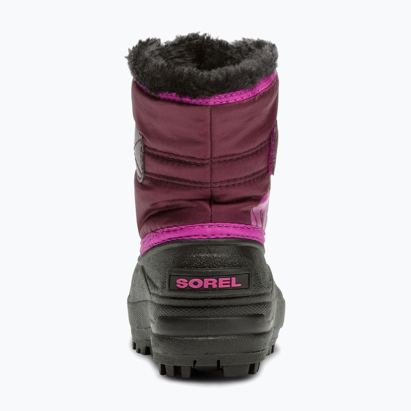 Dětské sněhule Sorel Snow Commander purple dahlia/groovy pink 10