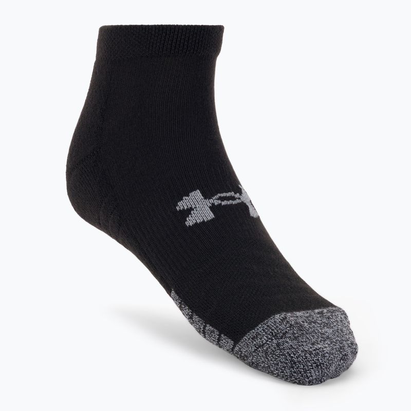 Under Armour Heatgear Low Cut sportovní ponožky 3 páry černé 1346753 2