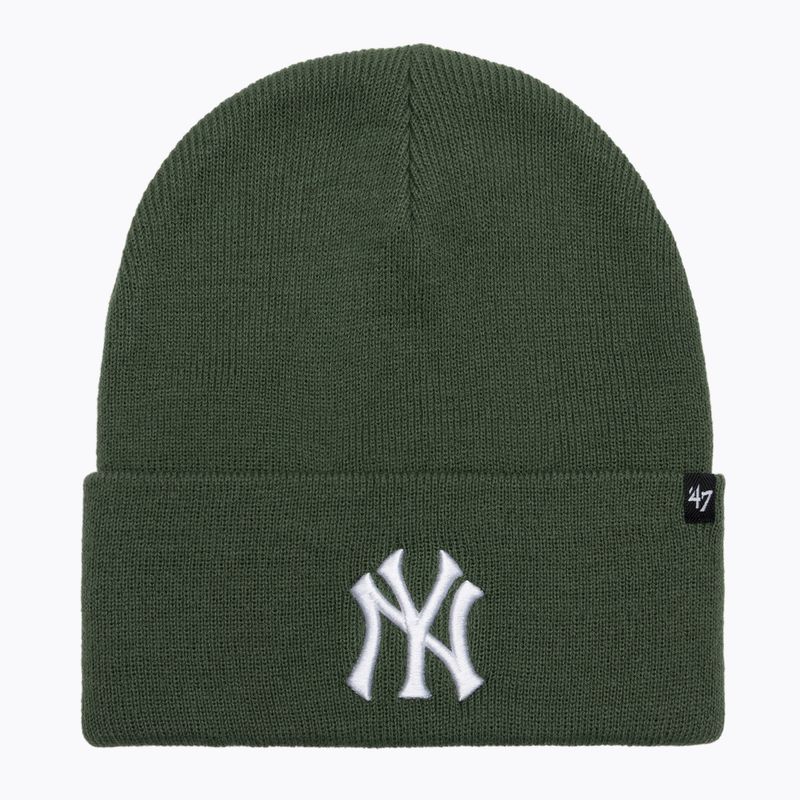 Zimní čepice 47 Brand MLB New York Yankees Haymaker moss