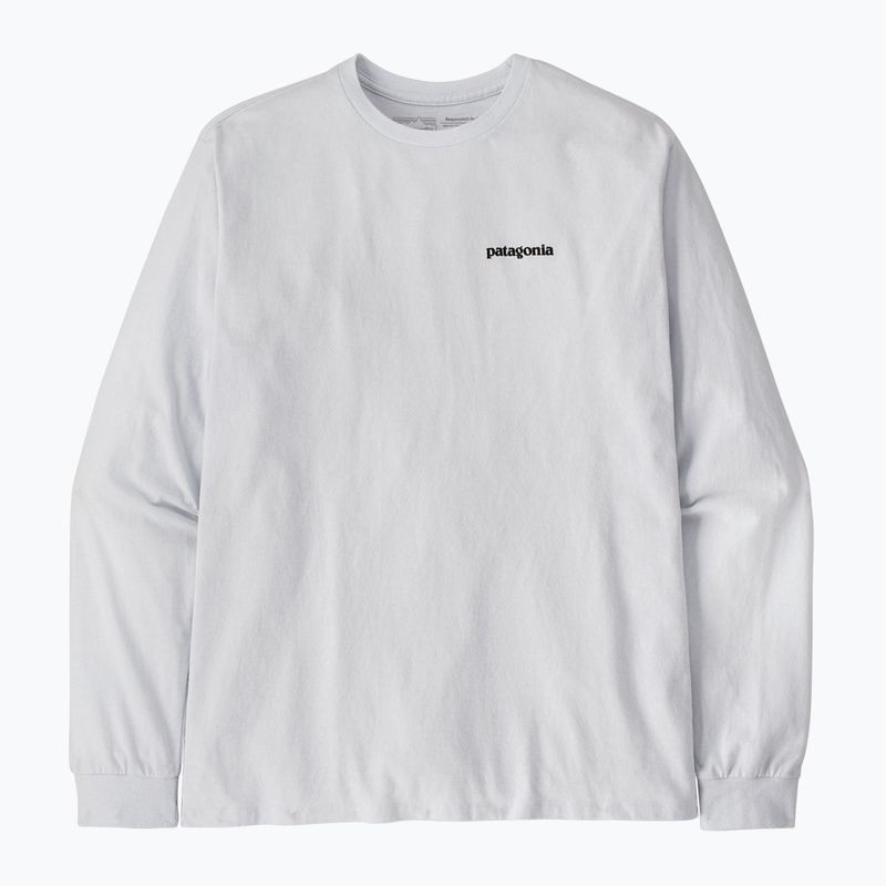 Pánské tričko Patagonia P-6 Logo Responsibili Longsleeve white 3