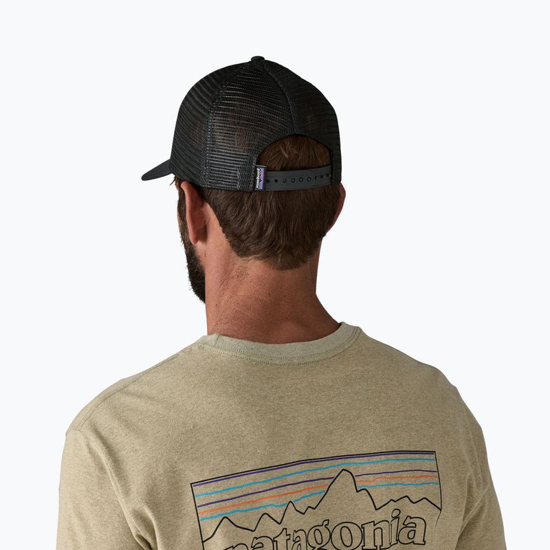 Kšiltovka Patagonia P-6 Logo LoPro Trucker černá 6